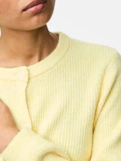 Pieces Cardigans|Ammevenligt Tøj<Pcsilly Ls O-Neck Knit Cardigan