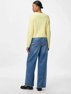 Pieces Cardigans|Ammevenligt Tøj<Pcsilly Ls O-Neck Knit Cardigan