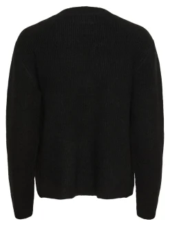 Pieces Bluser & Skjorter|Strik<Pcsilly Ls Reversible Tie Knit