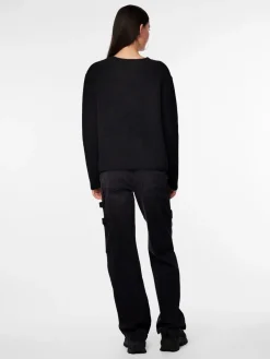 Pieces Bluser & Skjorter|Strik<Pcsilly Ls Reversible Tie Knit