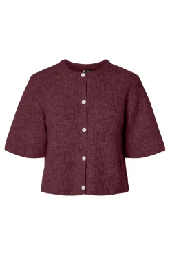 New Pcsilly Ss O-Neck Knit Cardigan Cardigans|Ammevenligt Tøj
