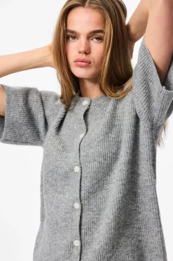 Discount Pcsilly Ss O-Neck Knit Cardigan Cardigans|Ammevenligt Tøj