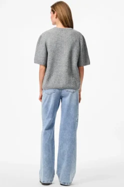 Discount Pcsilly Ss O-Neck Knit Cardigan Cardigans|Ammevenligt Tøj