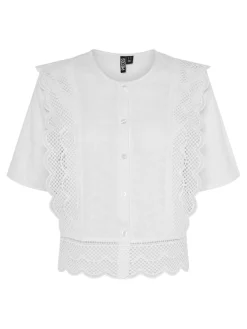 Pieces T-Shirts & Toppe|Ammevenligt Tøj<Pcsiminna Ss Top