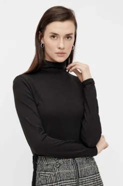 Pcsirene Ls Rollneck Top T-Shirts & Toppe