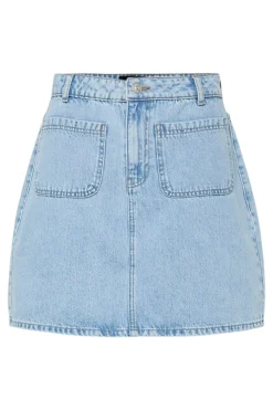 Outlet Pcsky Mini Denim Skirt Nederdele