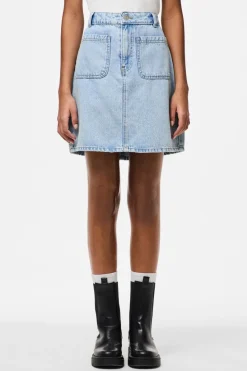Outlet Pcsky Mini Denim Skirt Nederdele