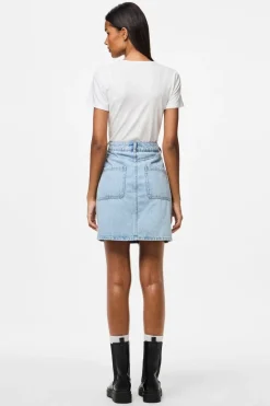 Outlet Pcsky Mini Denim Skirt Nederdele