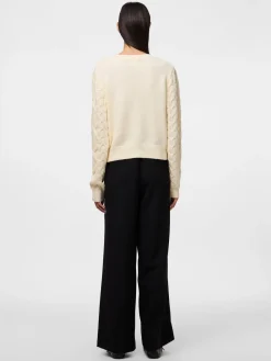 Clearance Pcsofia Ls O-Neck Knit Cardigan Cardigans|Ammevenligt Tøj