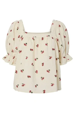 Hot Pcthea 3/4 Square Neck Top Pp Sæt 🛍️|T-Shirts & Toppe
