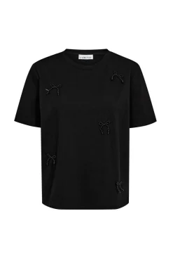 Haute L'Amitié T-Shirts & Toppe<Pearl Bow Tee HL10027
