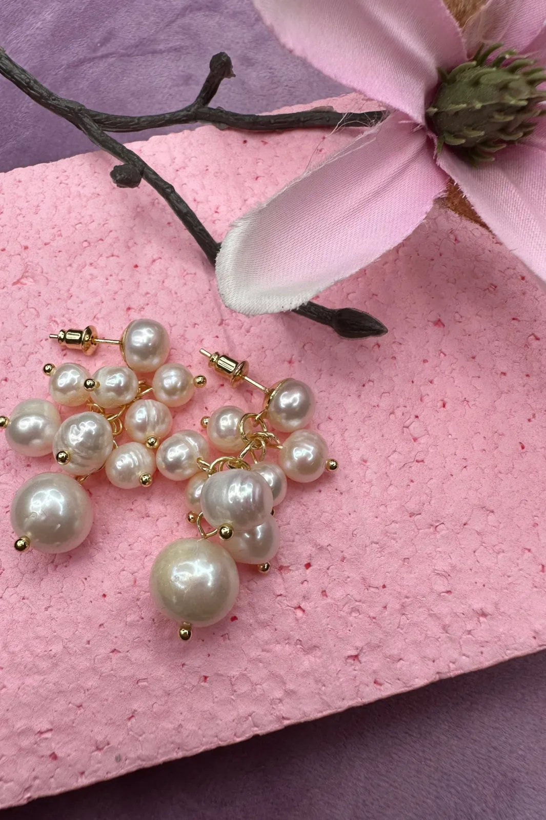 Clearance Pearl Drops Earring Øreringe