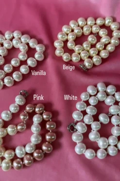 Online Pearl Necklace N1612 Halskæder