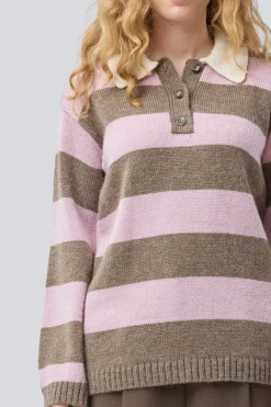 Online Pelhammd Stripe Polo 58613 Strik|Bluser & Skjorter