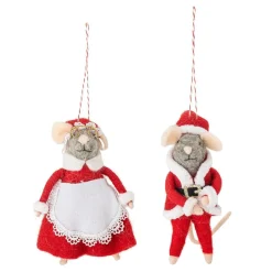 Peo Ornament, Rød, Uld 82061882 Dekoration Til Hjemmet