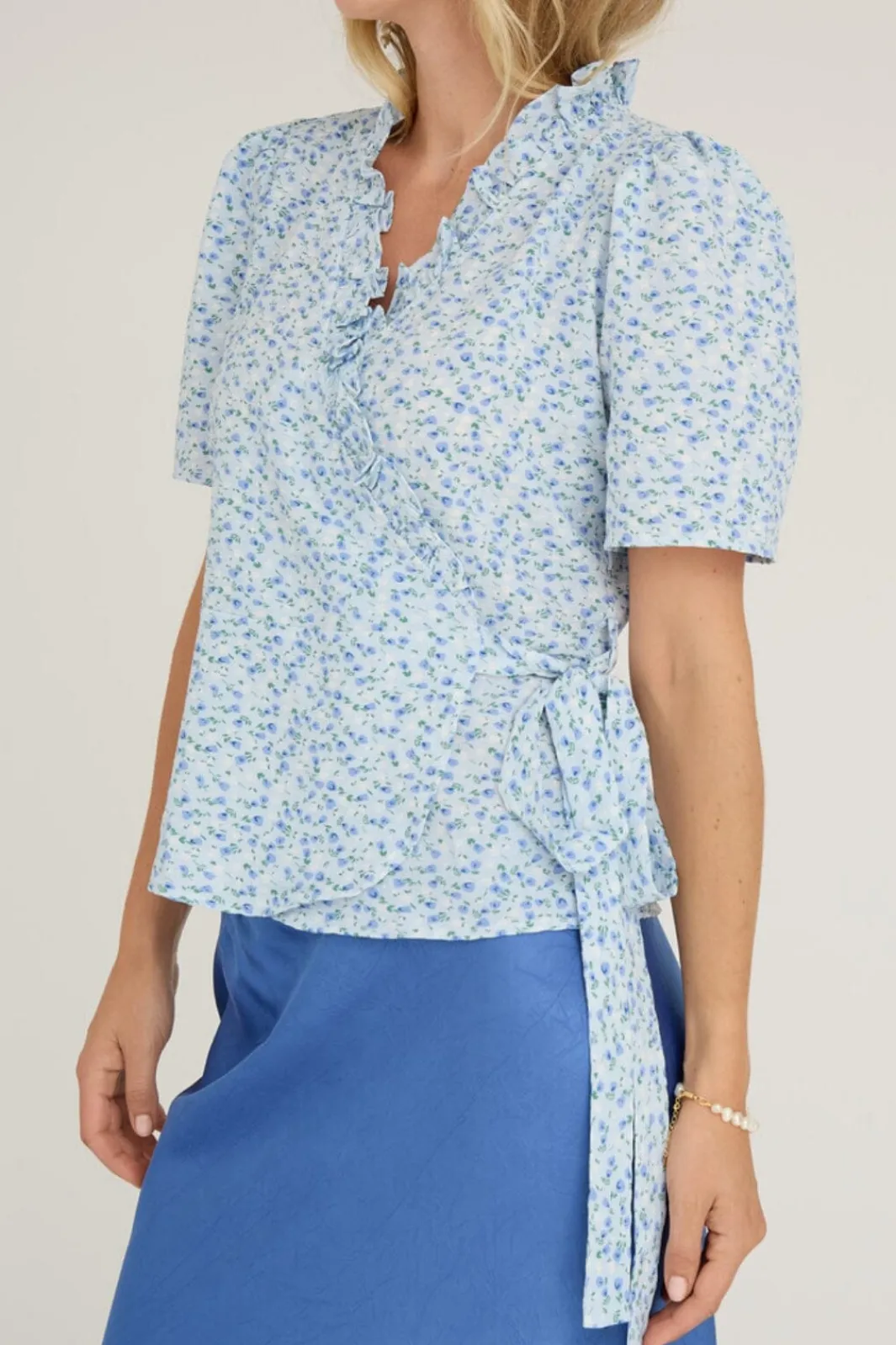 Online Peony Wrap Blouse Bluser & Skjorter