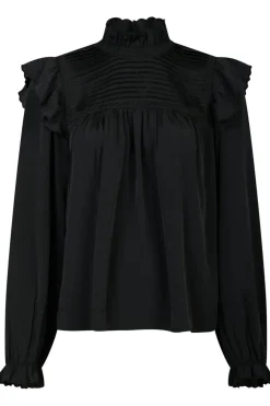 Neo Noir Bluser & Skjorter<Percy Soft Satin Blouse 163893