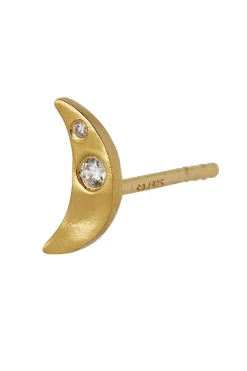 Stine A Øreringe<Petit Bella Moon Earring Goldenen
