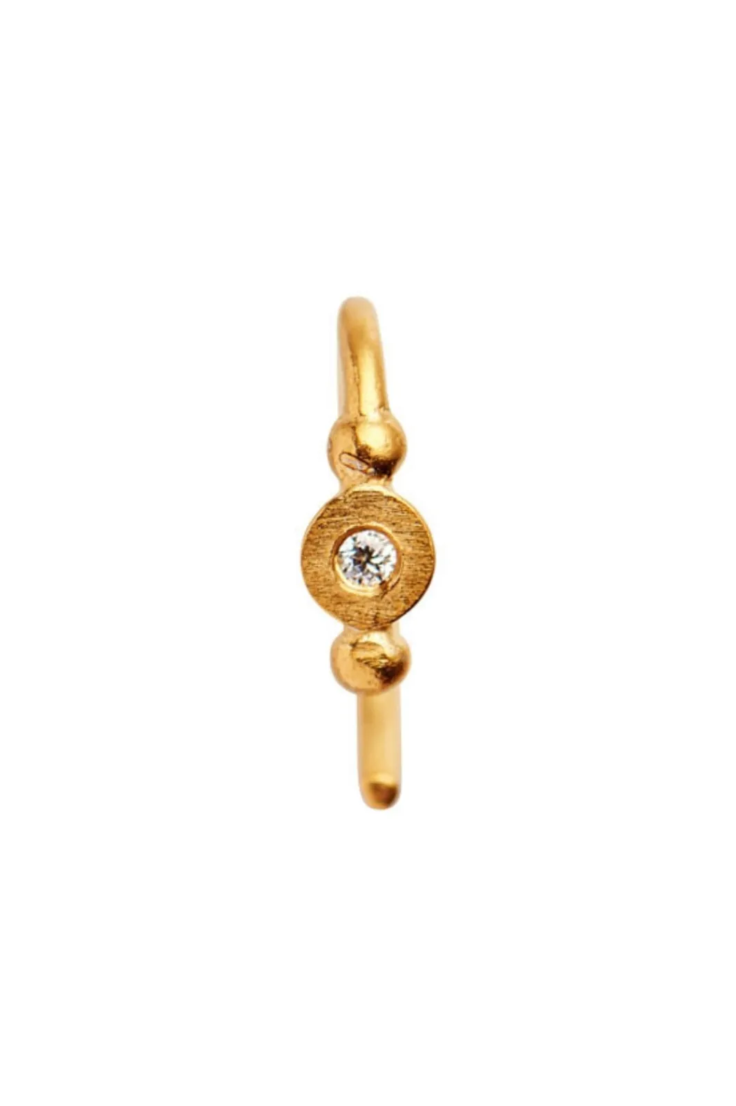 Online Petit Bon-Bon White Zircon Earring Øreringe