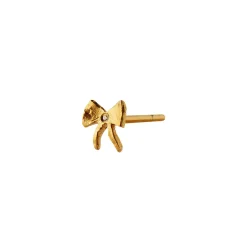 Petit Bow Earring With Stone Øreringe