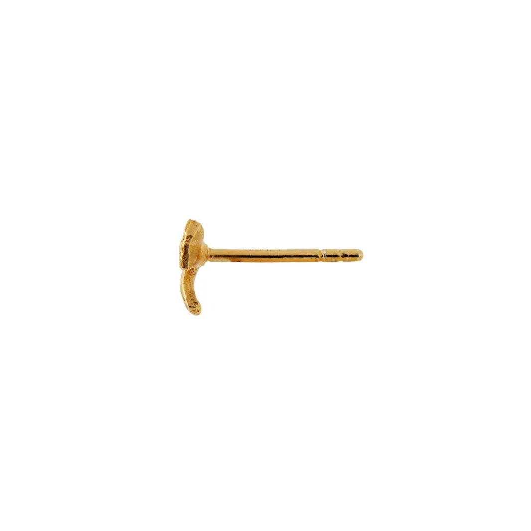 Petit Bow Earring With Stone Øreringe