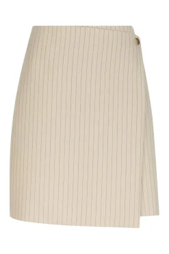 Neo Noir Sæt 🛍️|Nederdele<Petrani Pinstriped Skirt 165192
