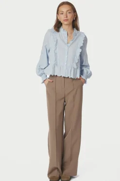 Outlet Petrine Embroidery Blouse 161136 Bluser & Skjorter|Ammevenligt Tøj