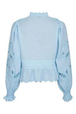 Outlet Petrine Embroidery Blouse 161136 Bluser & Skjorter|Ammevenligt Tøj