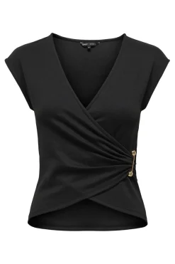 Clearance Pgmatilda S/L Draped Top T-Shirts & Toppe