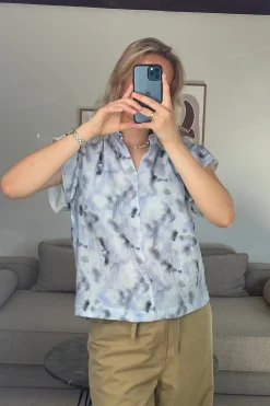 Modström T-Shirts & Toppe|Ammevenligt Tøj<Phillismd Print Top 58585