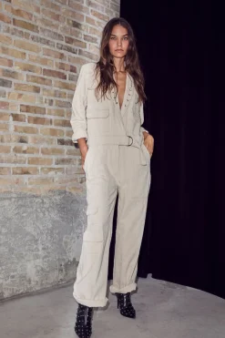 Haute L'Amitié Jumpsuits<Pielle Structure Boiler Suit HL10483