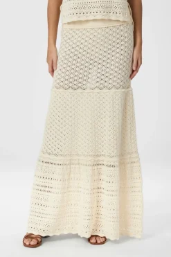 Hot Pillina Crochet Knit Skirt 165220 Nederdele