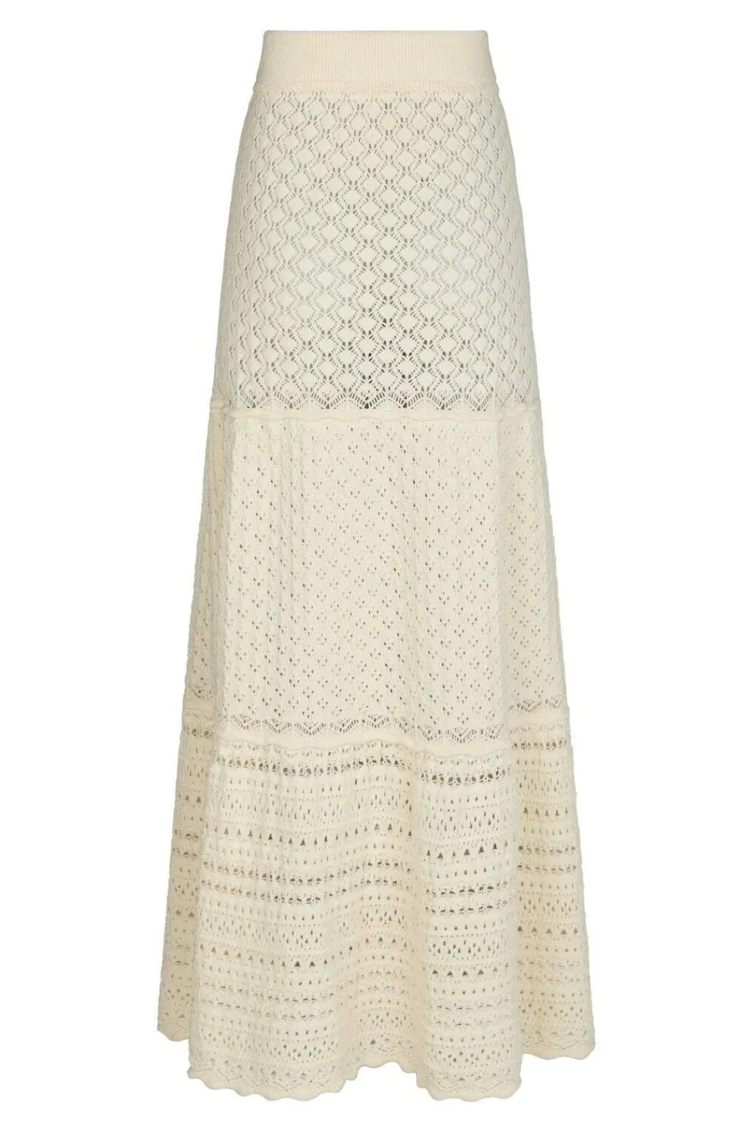 Hot Pillina Crochet Knit Skirt 165220 Nederdele