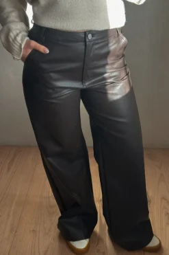Sale Pinur Faux Leather Pants 164609 Bukser, Jeans & Leggings