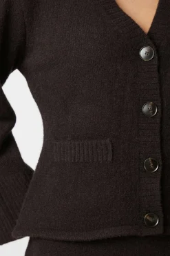 Neo Noir Cardigans|Ammevenligt Tøj<Pixie Knit Cardigan 163069