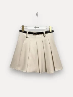 Outlet Pleated Trapeze Skirt Nederdele