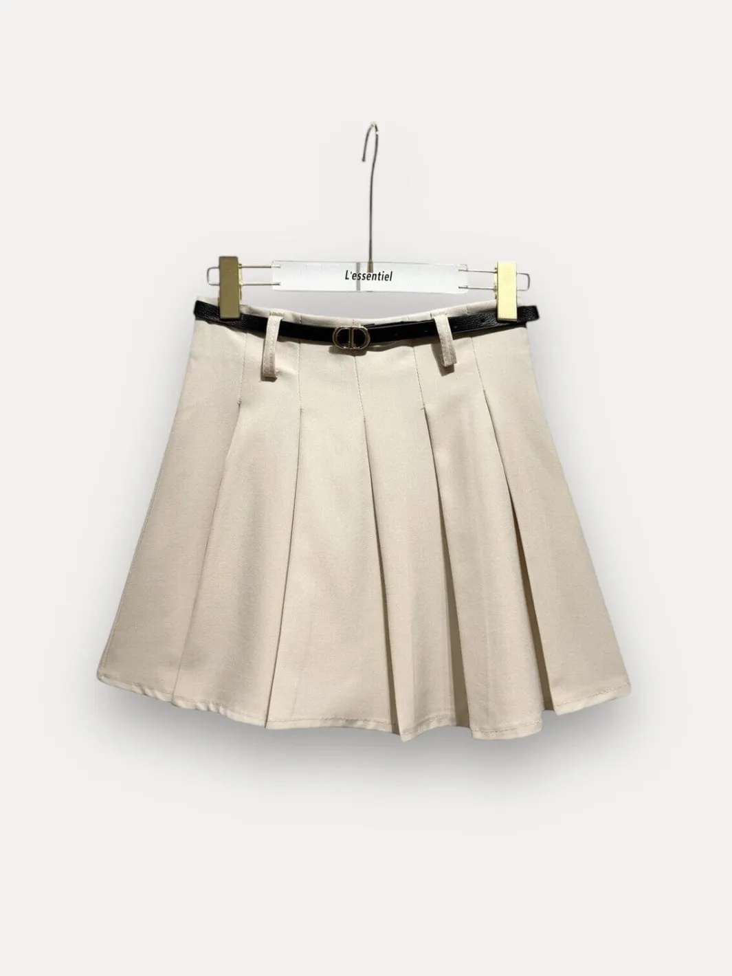 Outlet Pleated Trapeze Skirt Nederdele
