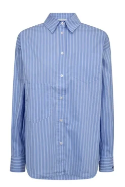 Haute L'Amitié Bluser & Skjorter|Ammevenligt Tøj<Pocket Stripe Shirt HL10259