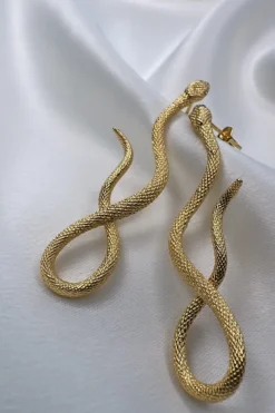 Discount Poison Snake Earring Øreringe