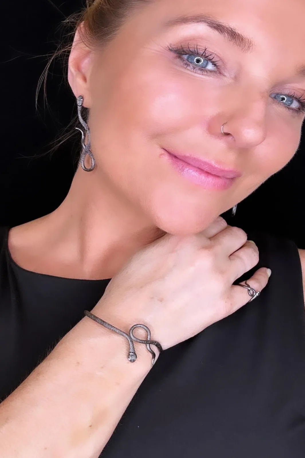 Sale Poison Snake Earring Øreringe