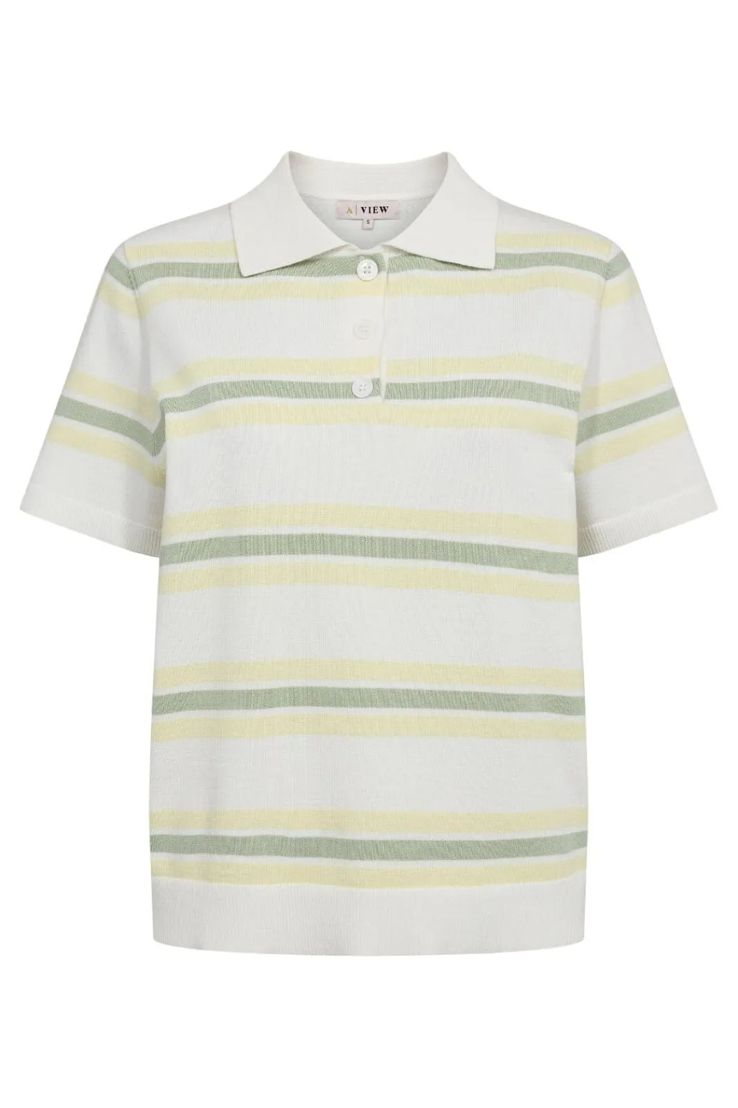 Polo Stripe Knit Blouse AV5060 Bluser & Skjorter