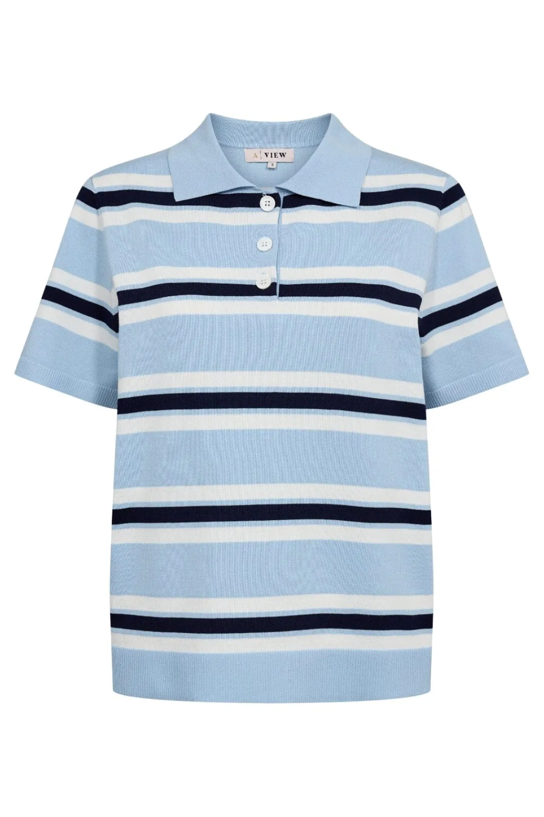 A-View Bluser & Skjorter<Polo Stripe Knit Blouse AV5060