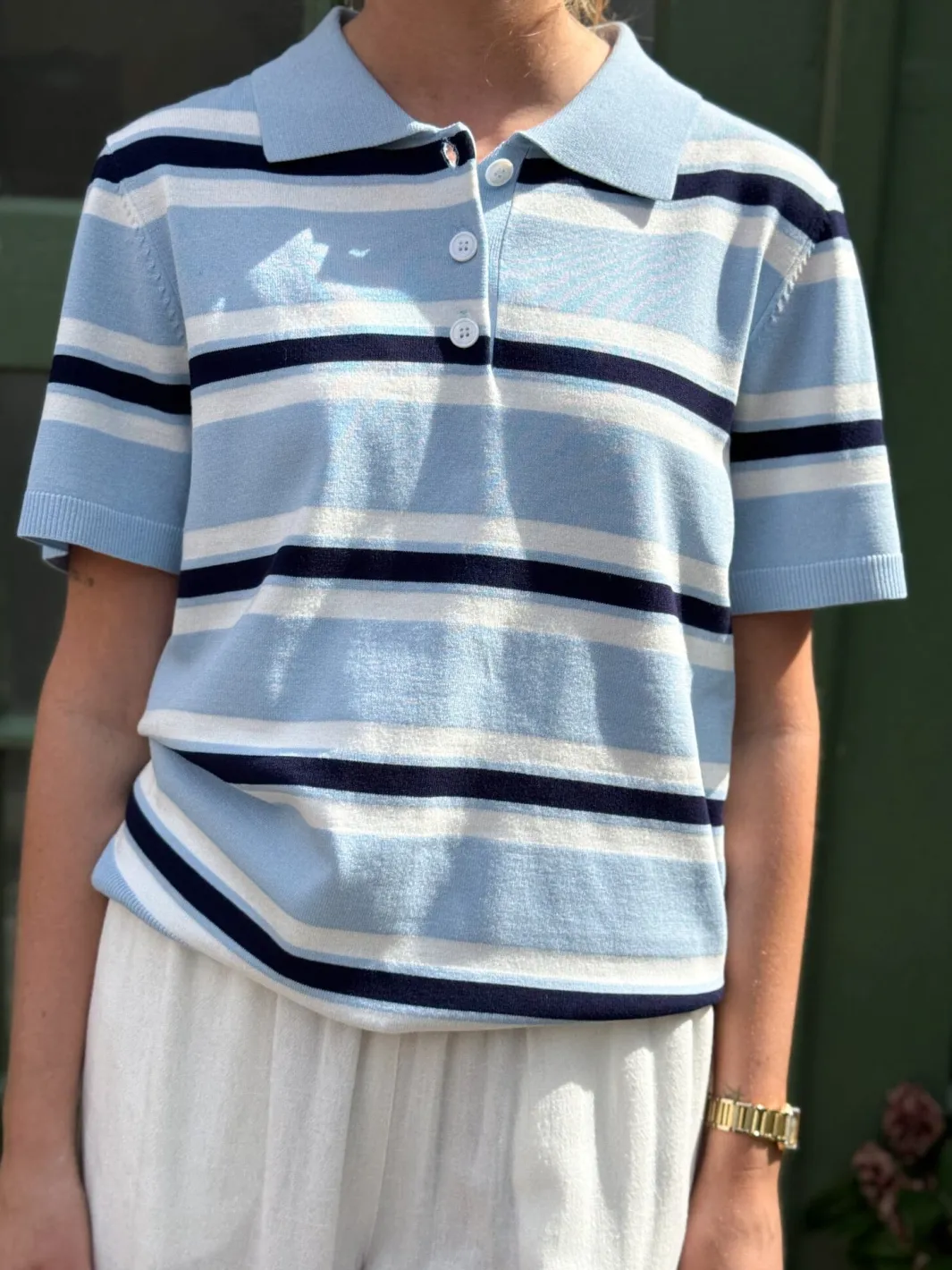 A-View Bluser & Skjorter<Polo Stripe Knit Blouse AV5060