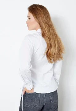 New Poppycc Eyelet Tie Shirt 35180 Bluser & Skjorter|Ammevenligt Tøj
