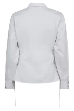 New Poppycc Eyelet Tie Shirt 35180 Bluser & Skjorter|Ammevenligt Tøj
