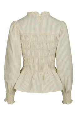 New Possa Crepe Stripe Blouse 166413 Bluser & Skjorter