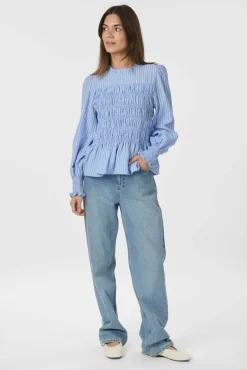 Sale Possa Twist Stripe Blouse 166412 Bluser & Skjorter