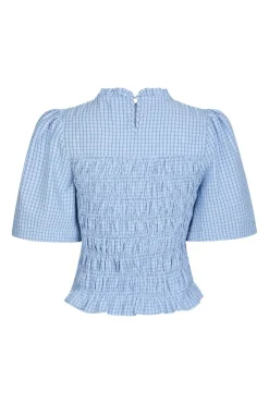 Clearance Possini Check Smock Blouse 164800 Bluser & Skjorter