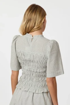 Outlet Possini Small Check Blouse 165420 Bluser & Skjorter