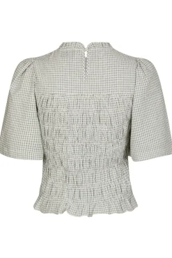 Outlet Possini Small Check Blouse 165420 Bluser & Skjorter